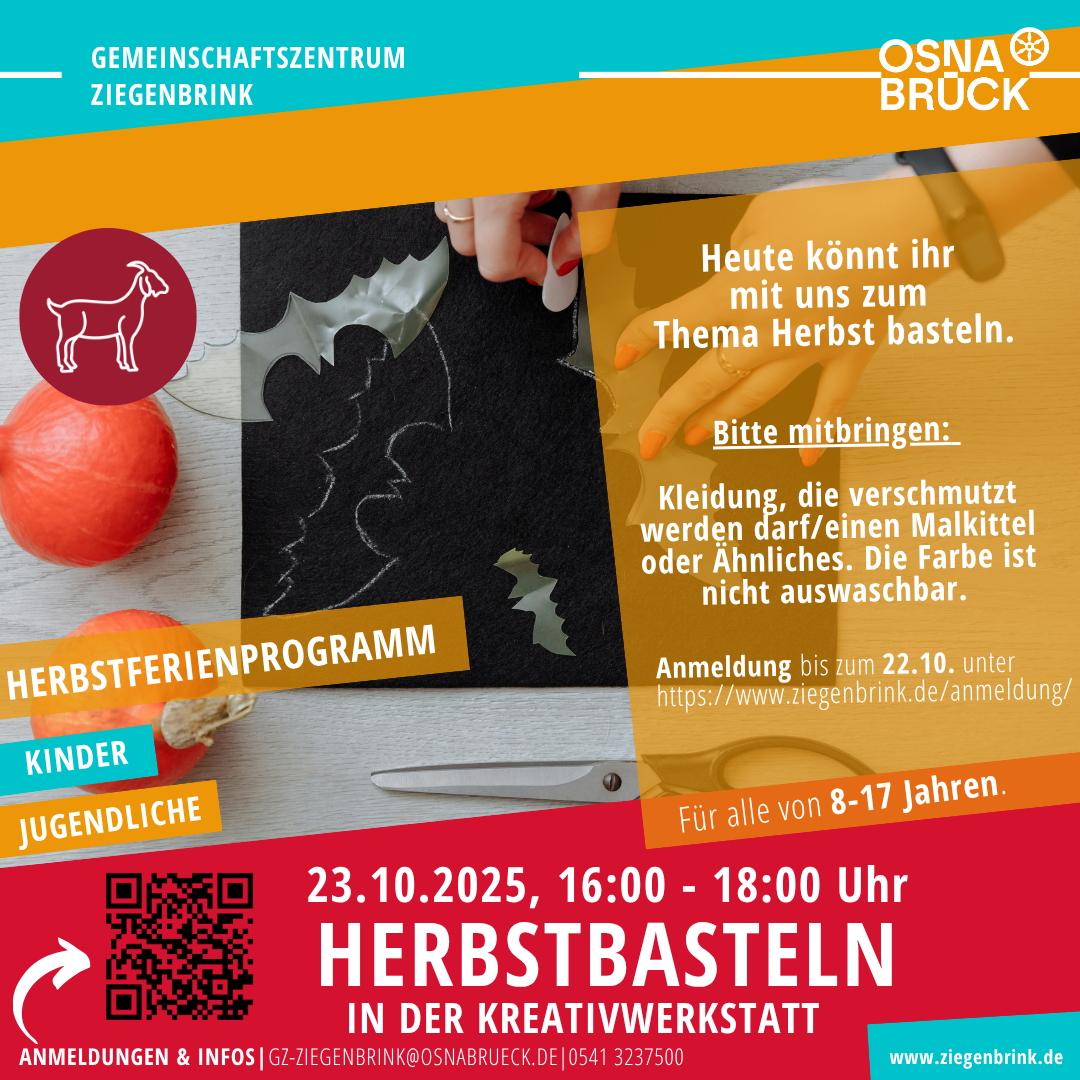 Halloweenbasteln 23.10.2025