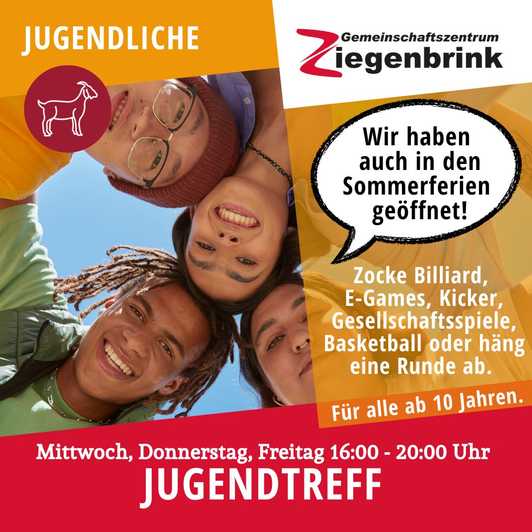 Jugendtreff Sommerferien