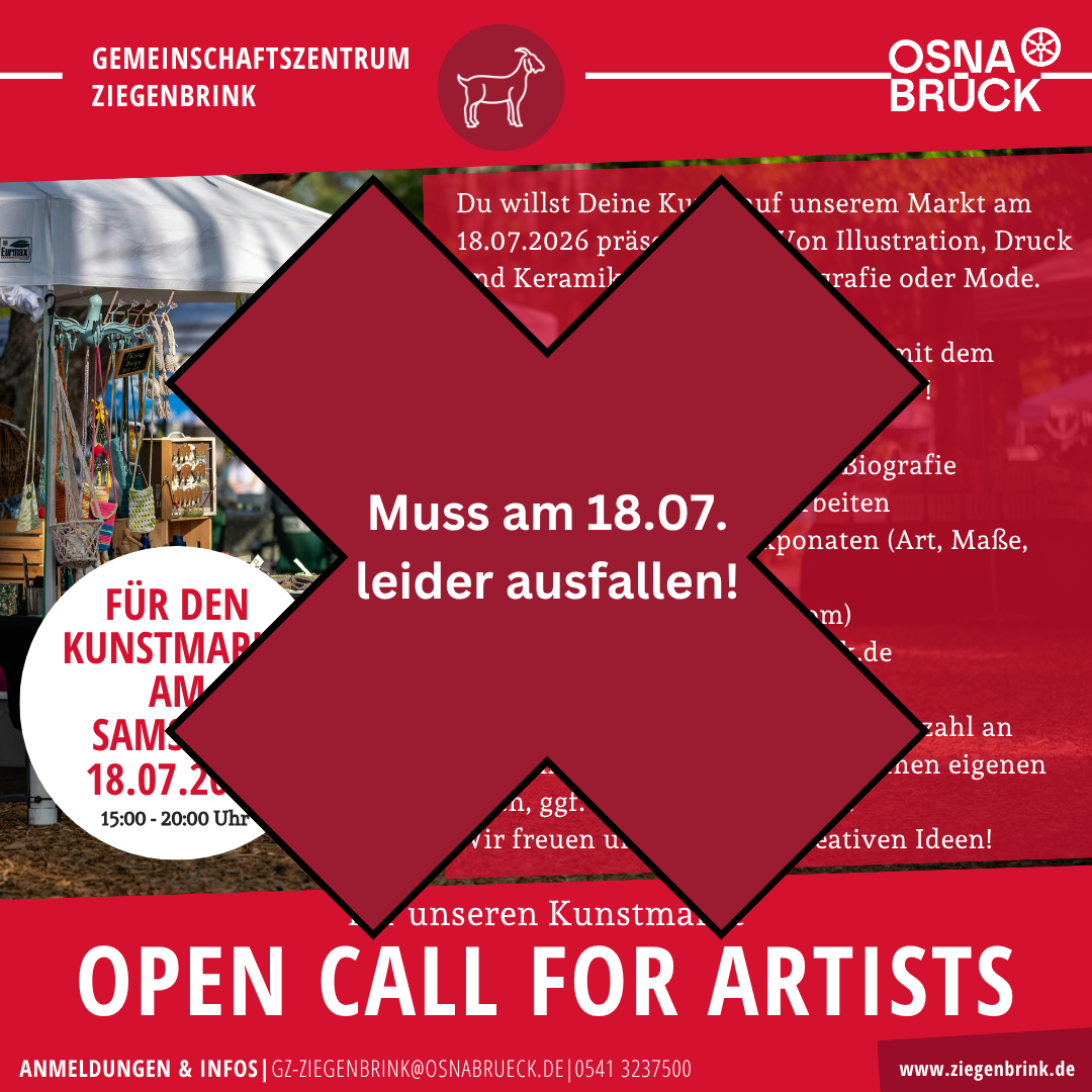 Kunstmarkt ausfall